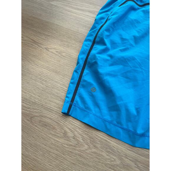 Lululemon Pace Breaker Shorts Mens Size Extra Large Blue dye Unlined 7" Gym - Picture 4 of 6